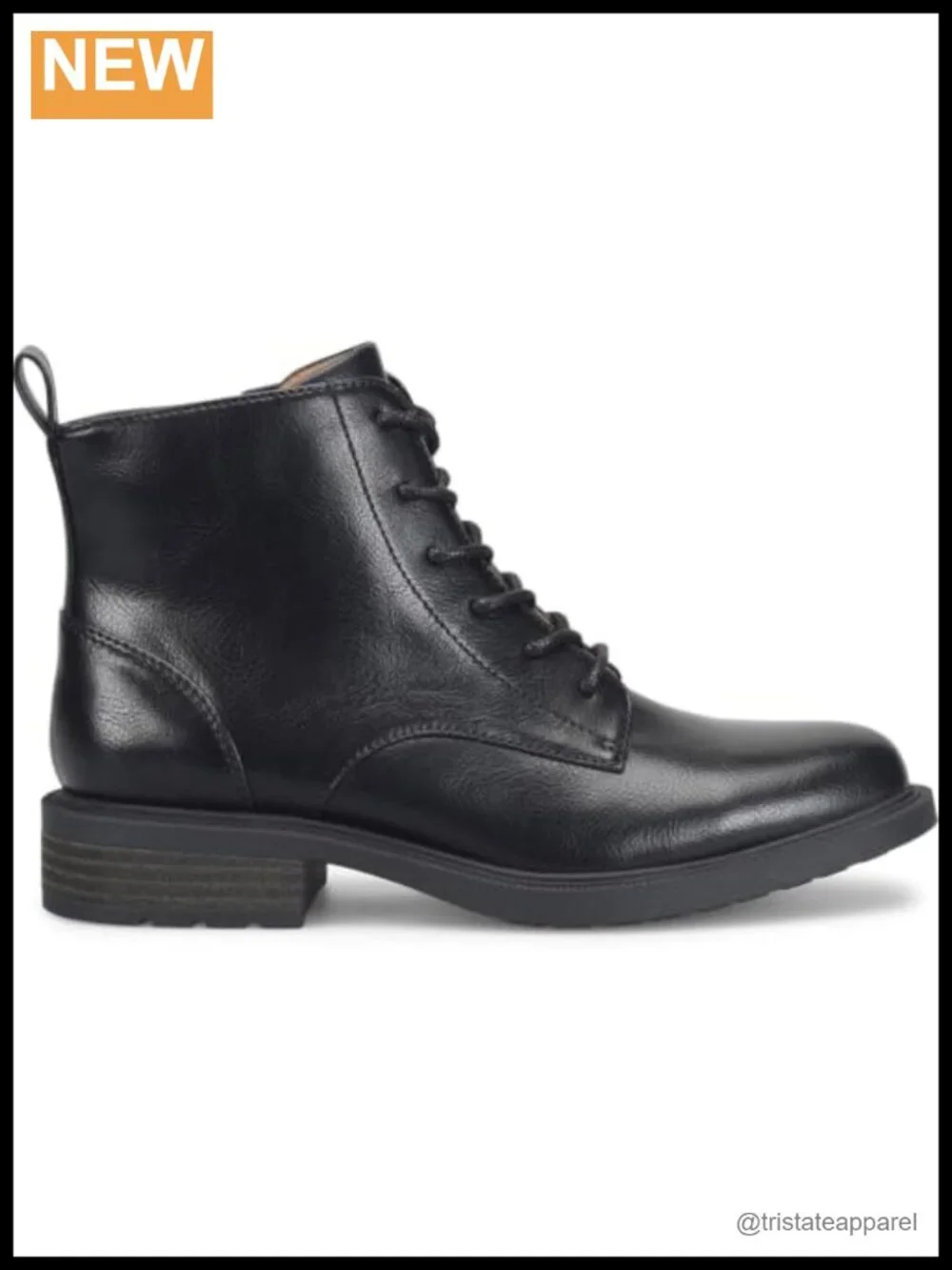 Eurosoft Bindi Ankle Boots - Block Heel, Round Toe, Inside Zipper
